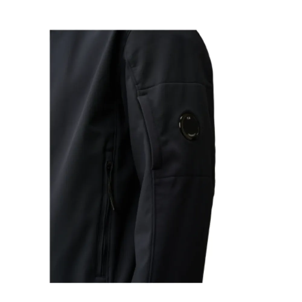 Jakker<C.P. Company Hooded Shell-R Windbreaker Jakke Blå