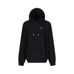 Trøjer<Off White Hoodie med 3D-logo Sort