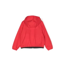Jakker^Comme des Garçons Play Hoodie med fuld lynlås Rød