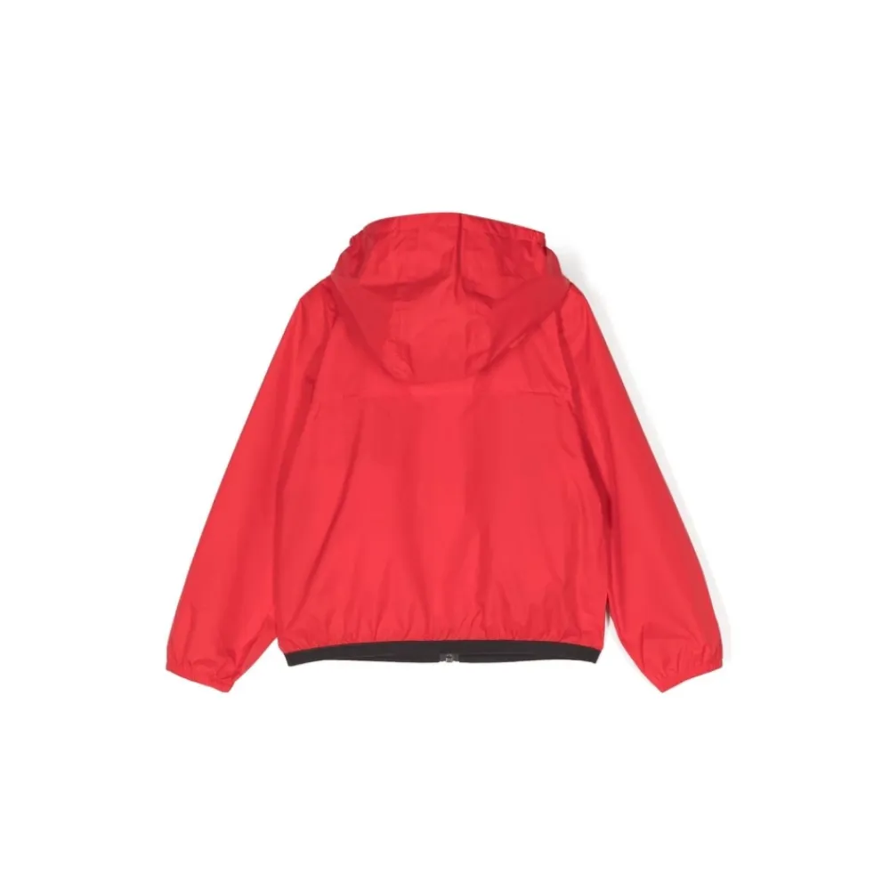 Jakker^Comme des Garçons Play Hoodie med fuld lynlås Rød