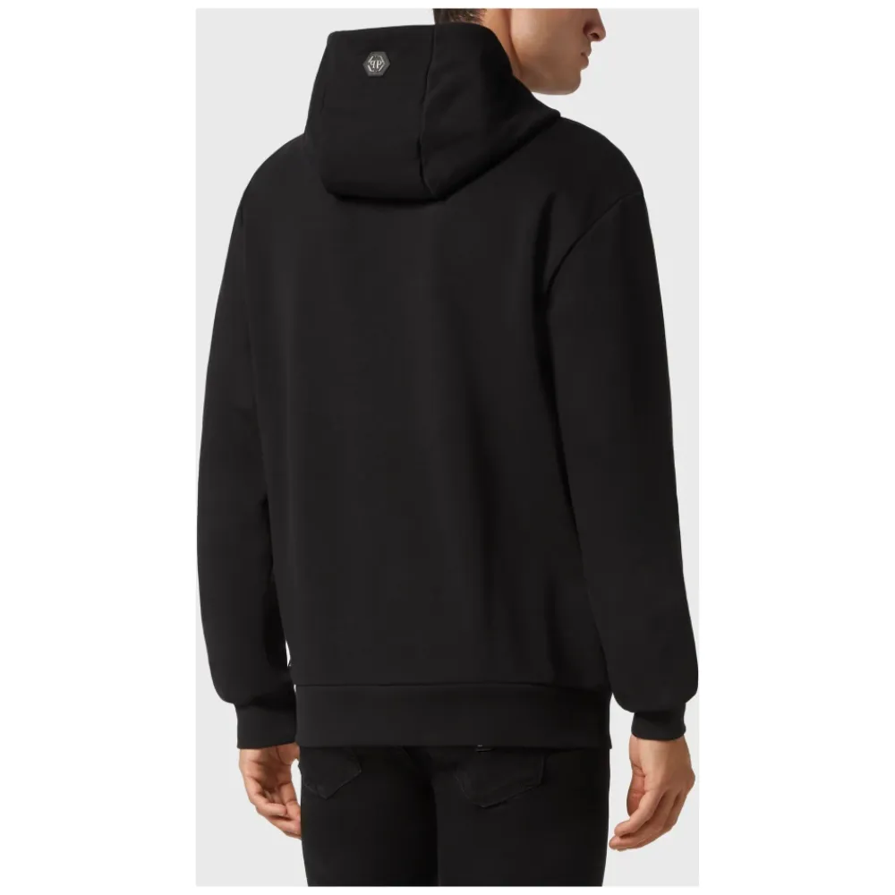 Trøjer<Philipp Plein Hoodie Sweatshirt Teddy Bear Sort