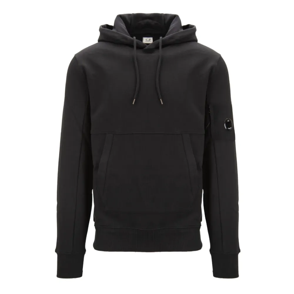 Trøjer<C.P. Company Hoodies Sort