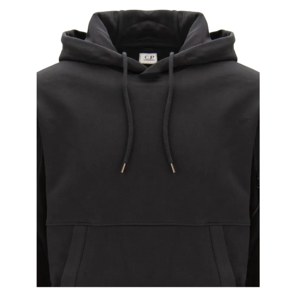Trøjer<C.P. Company Hoodies Sort