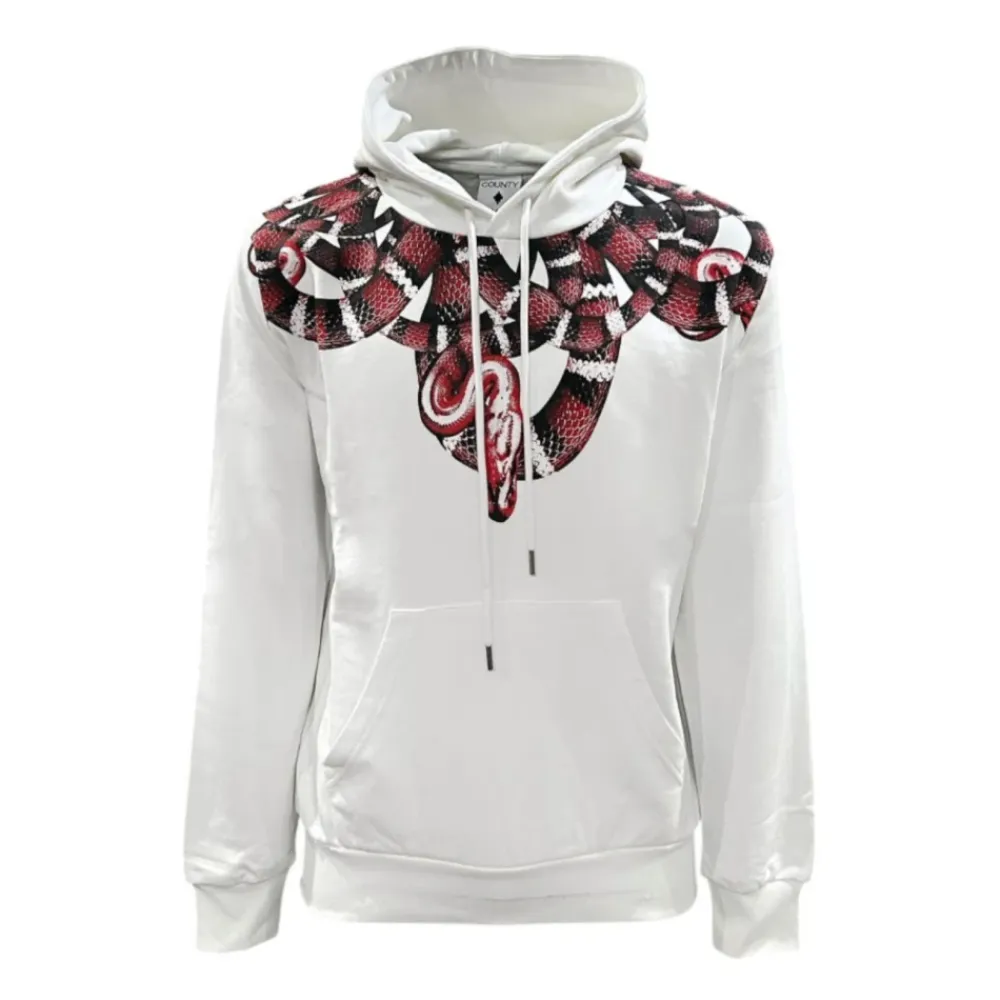 Trøjer<Marcelo Burlon Hoodies Hvid