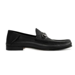 Loafers^Gucci Horsebit Loafers med Lav Hæl Sort