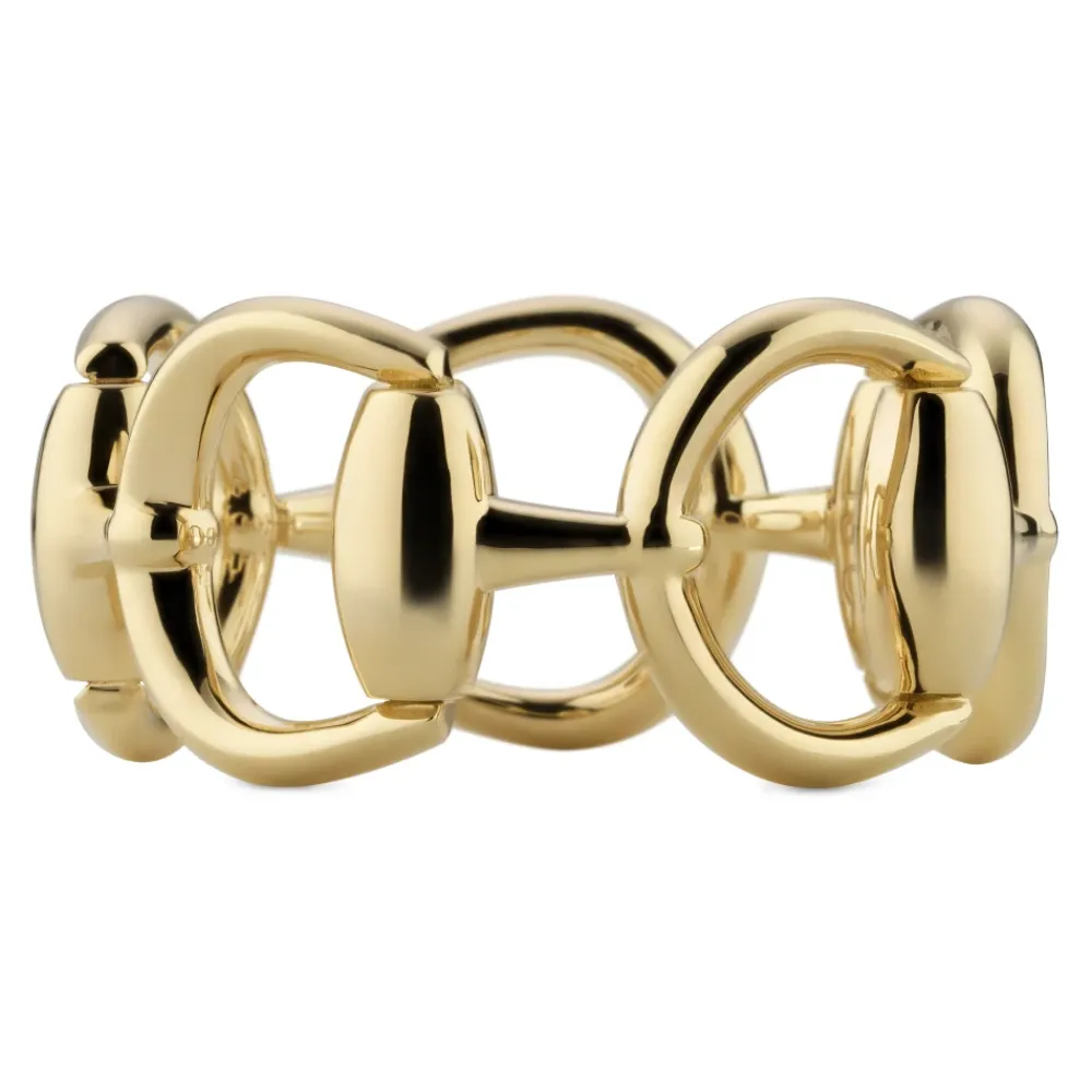 Smykker^Gucci Horsebit Ring i t d Gul