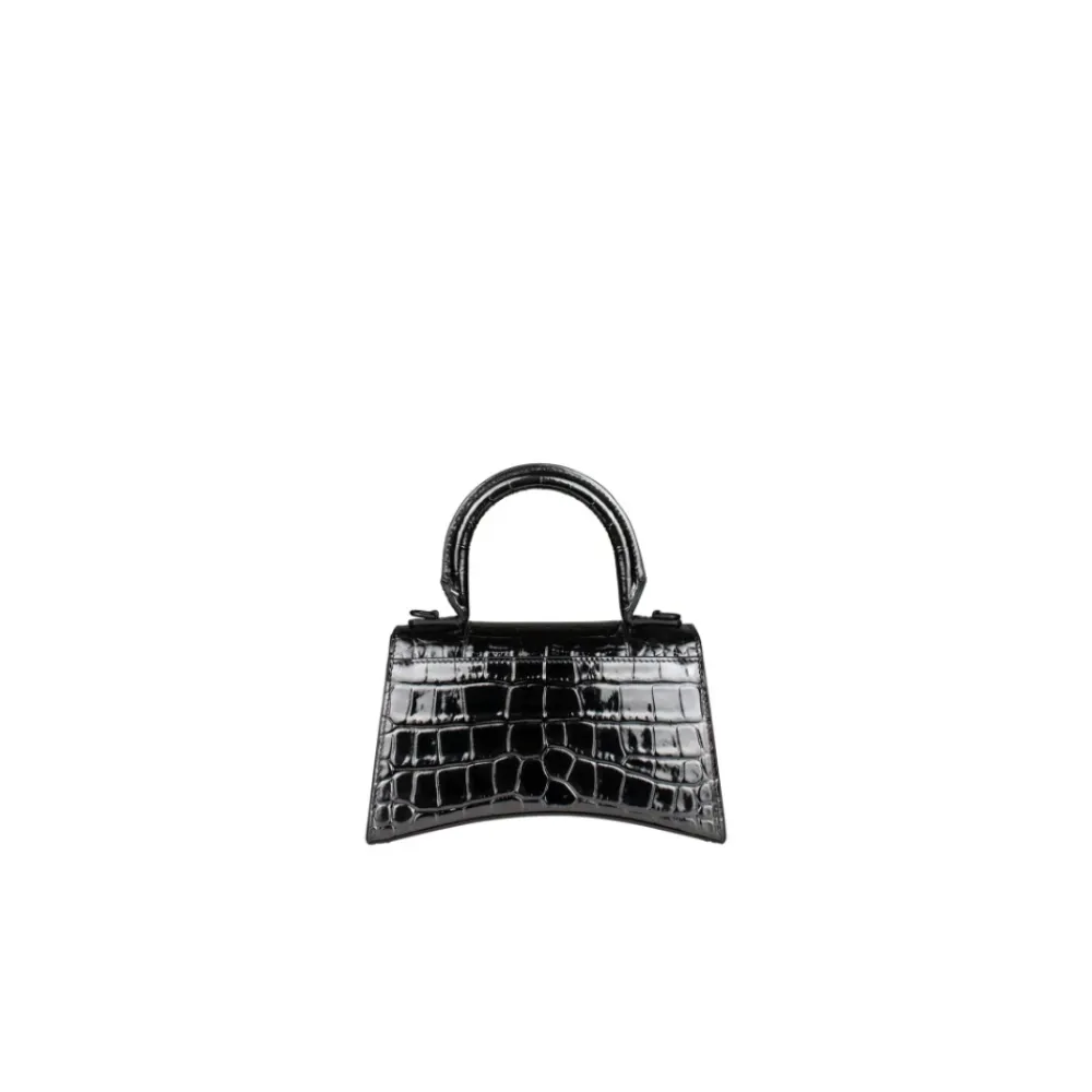 Bæltetasker^Balenciaga Hourglass Håndtaske Sort