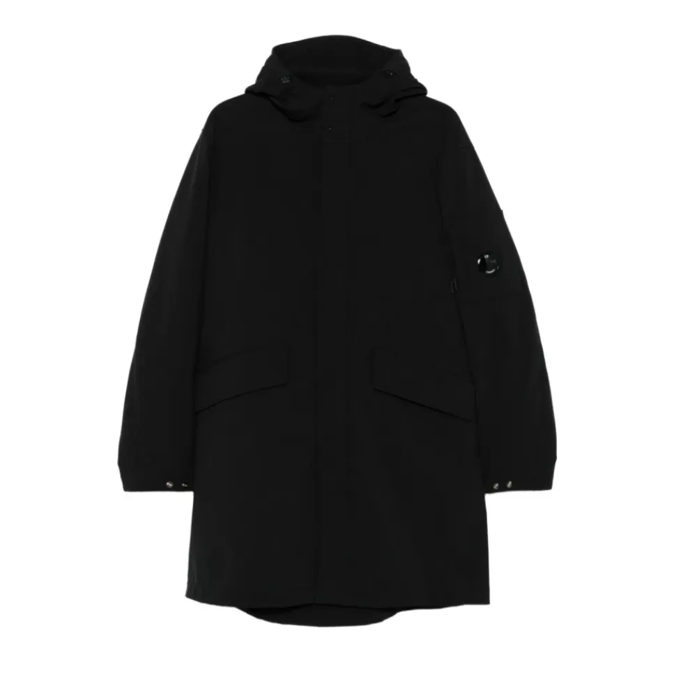 Frakker^C.P. Company Hætte Gabardine Sort