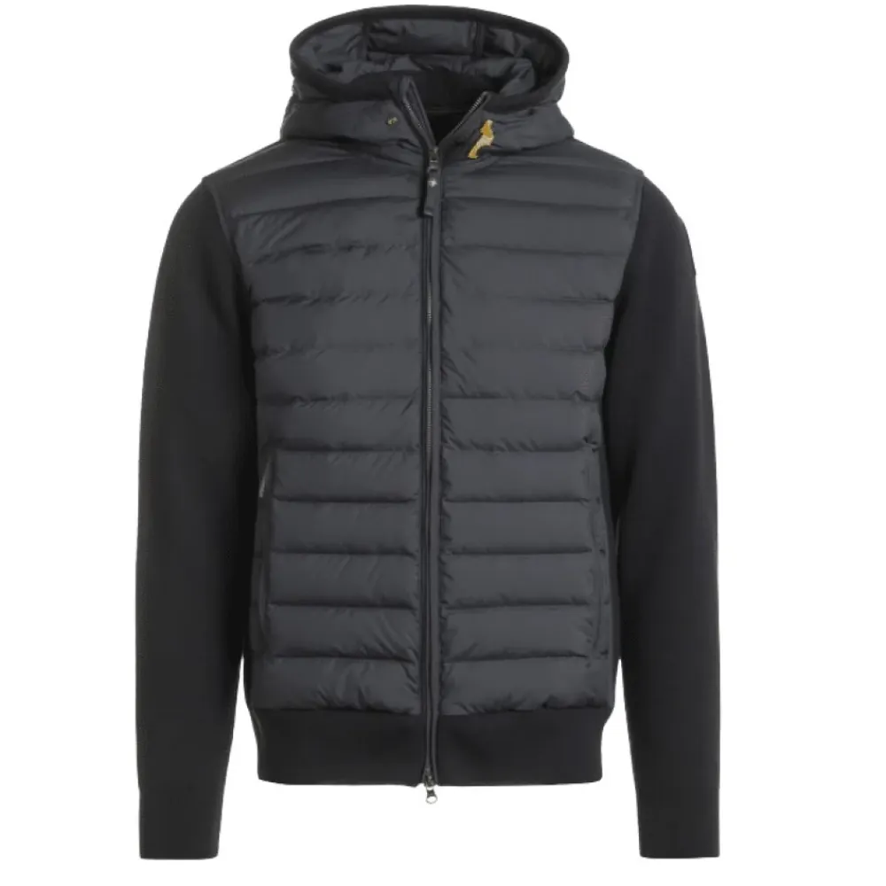Jakker^Parajumpers Hættetrøje med Duvet Finish Sort