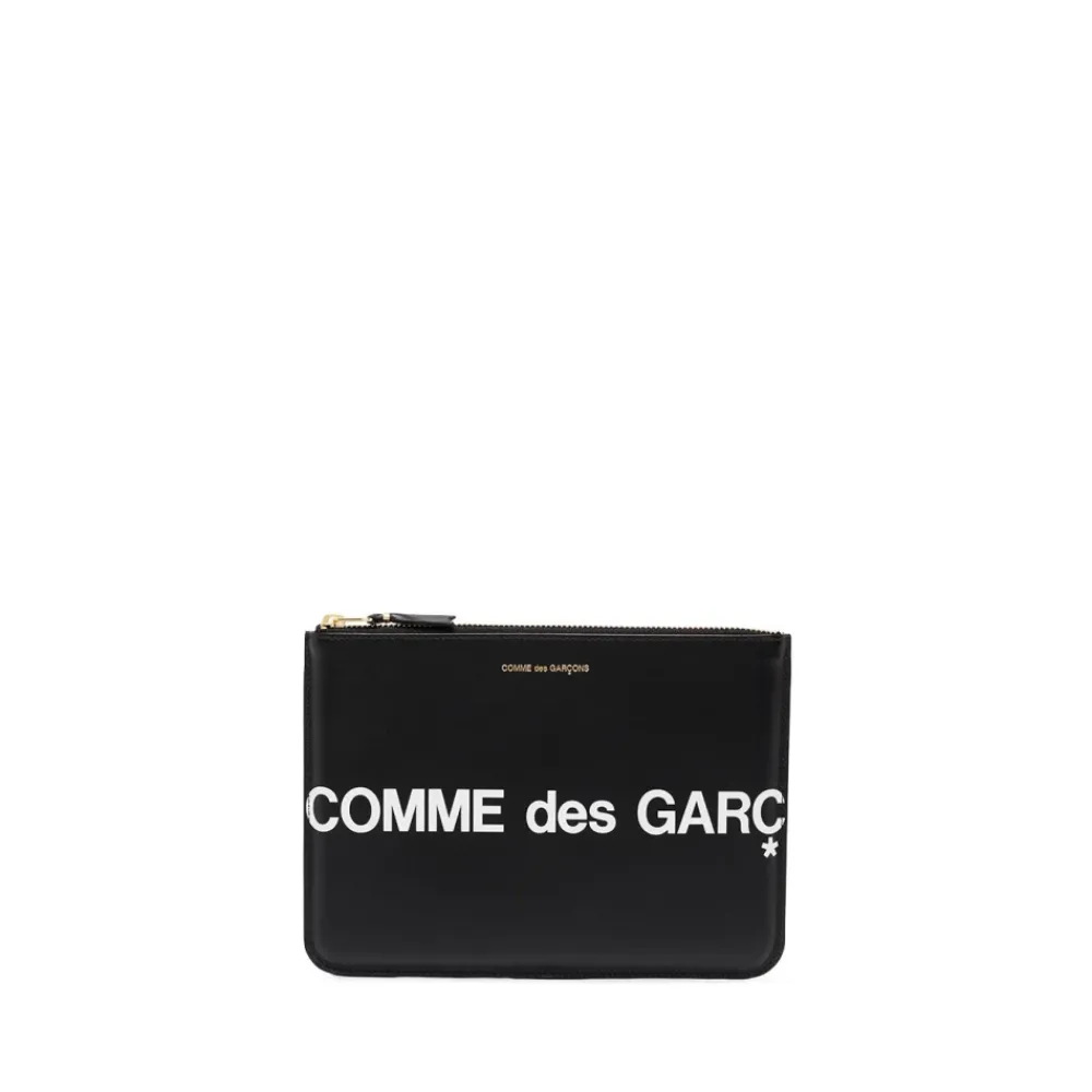 Punge & Kortholder^Comme des Garçons Huge Logo Wallet Sort