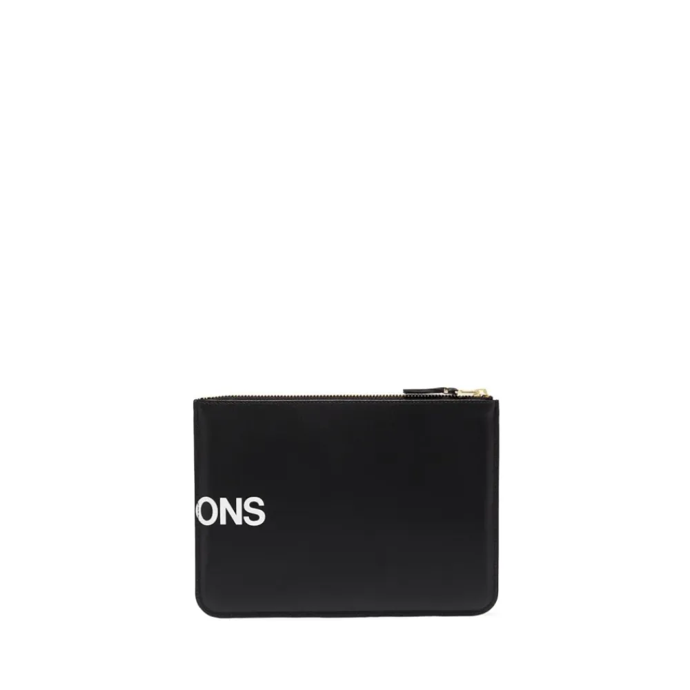 Punge & Kortholder^Comme des Garçons Huge Logo Wallet Sort