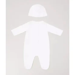 Bodystocking & Sæt^Moncler bjørn pyjamas med hue Hvid