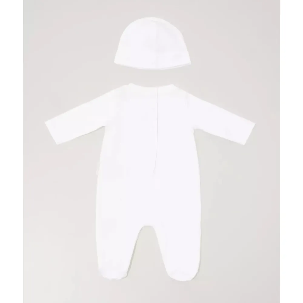 Bodystocking & Sæt^Moncler bjørn pyjamas med hue Hvid