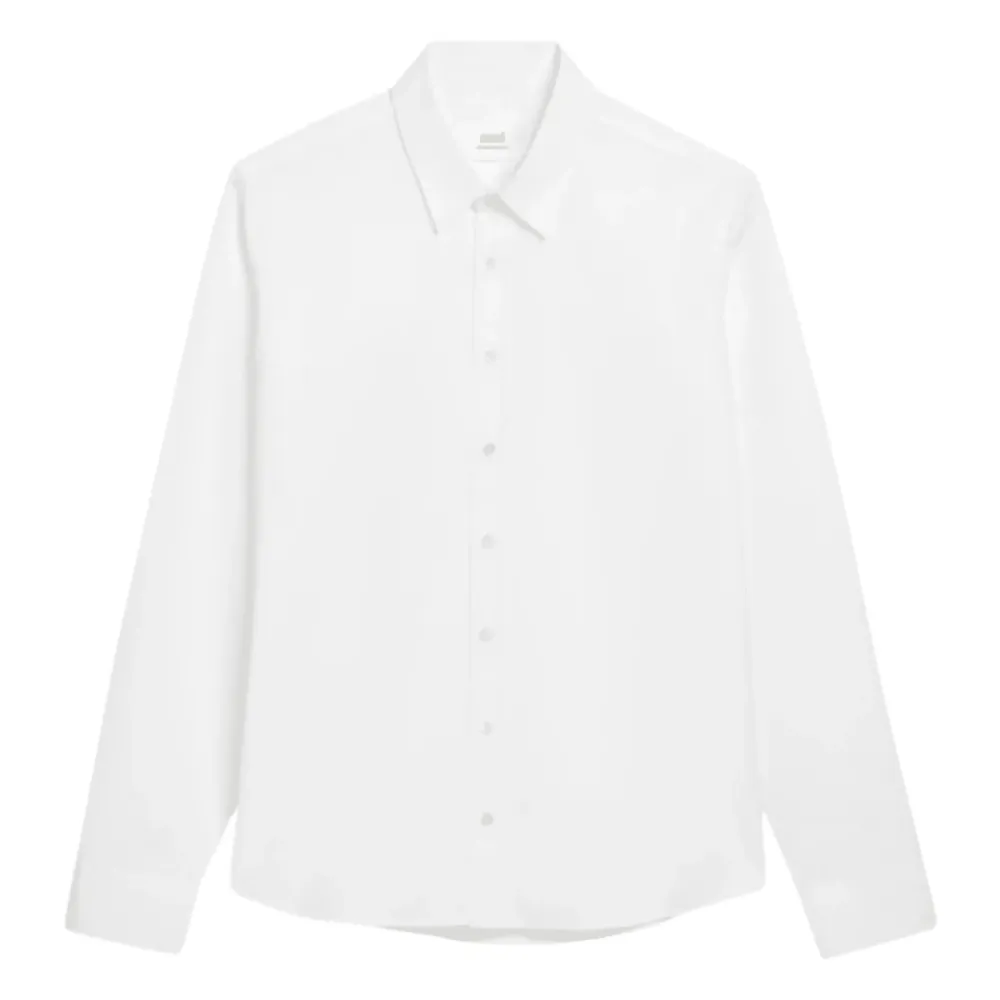Skjorter^Ami Paris Bomuld Poplin Skjorte - Klassisk Hvid