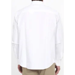 Skjorter^Ami Paris Bomuld Poplin Skjorte - Klassisk Hvid