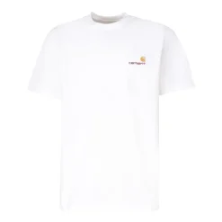 T-Shirts<Carhartt Wip bomulds T-shirt Hvid