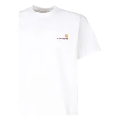 T-Shirts<Carhartt Wip bomulds T-shirt Hvid