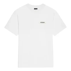 T-Shirts<Jacquemus Bomulds T-Shirt Gros Grain Hvid