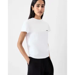 T-Shirts<Jacquemus Bomulds T-Shirt Gros Grain Hvid