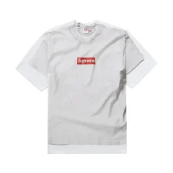 T-Shirts<Supreme Box Logo T-shirt Hvid