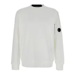 Sweatshirts^C.P. Company Crewneck Sweatshirt Hvid