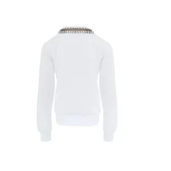 Sweatshirts^Gucci Juvel Hals Sweater Hvid