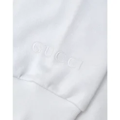 Sweatshirts^Gucci Juvel Hals Sweater Hvid