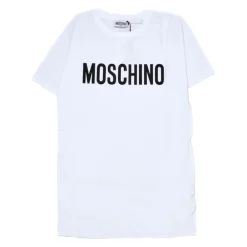 Kjoler & Nederdele^Moschino Kortærmet Børnekjole HDV0ELBA1010101 Hvid