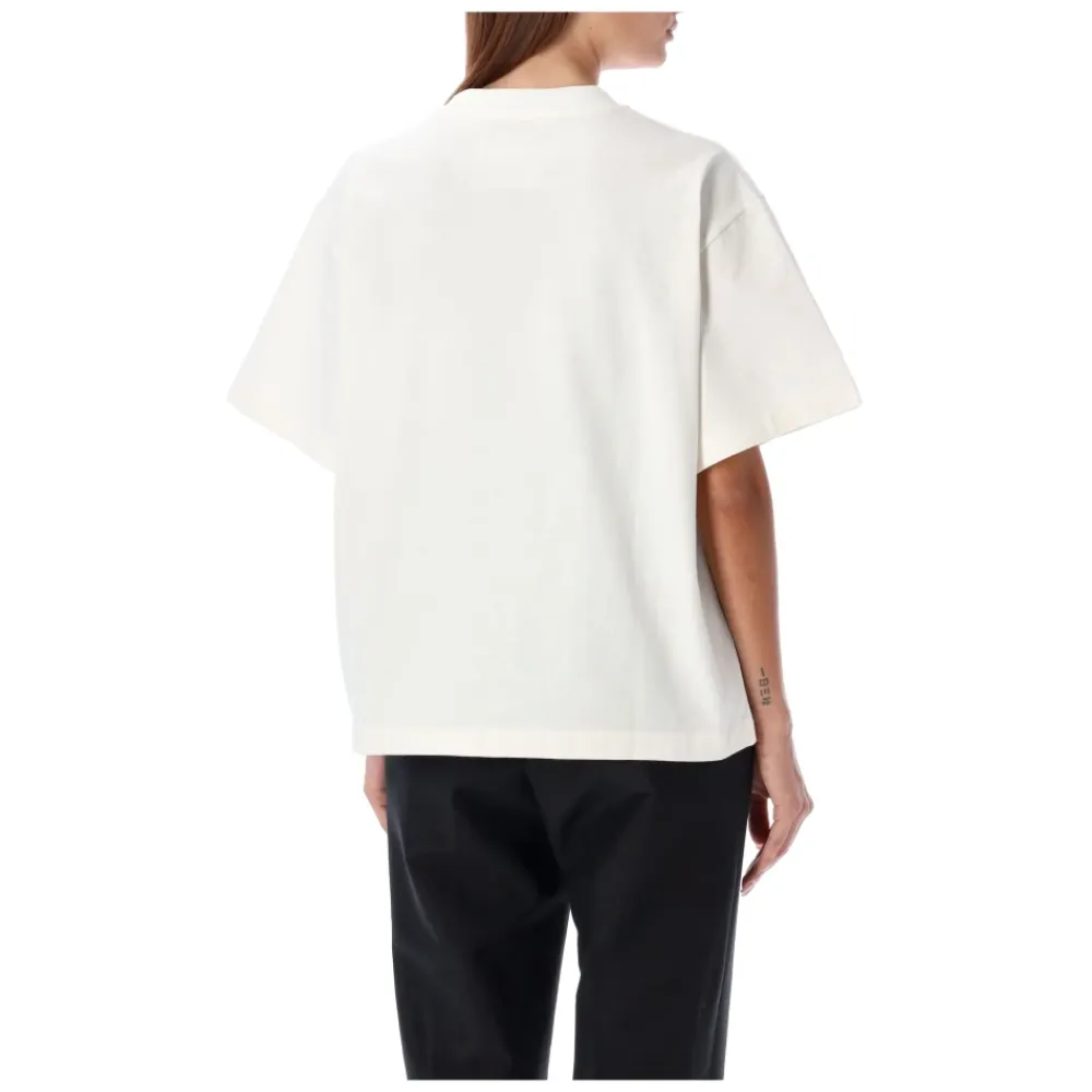 T-Shirts^Jil Sander Logo T-shirt Hvid