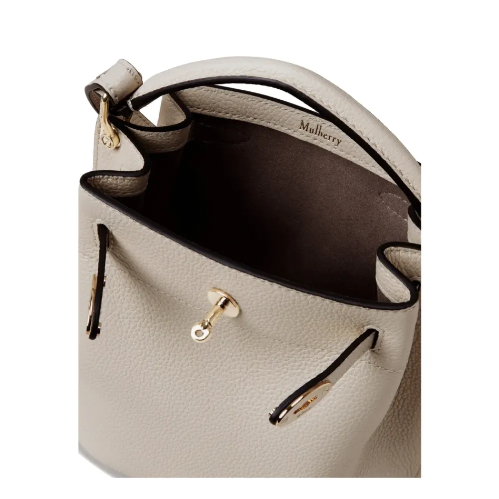 Håndtasker^Mulberry Hvid Mini Islington Spandetaske Beige