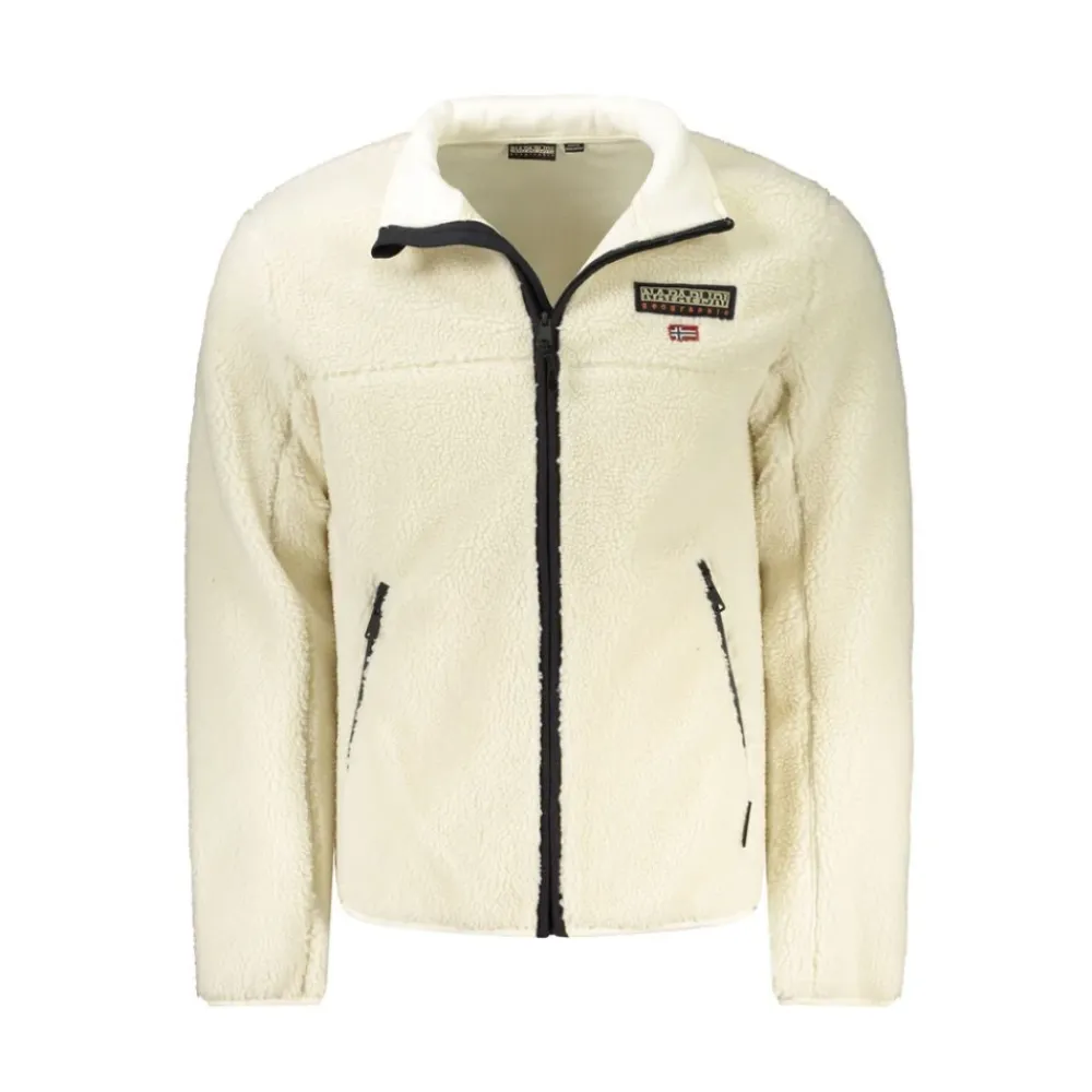 Fleece^Napapijri Polyester Jakke Hvid