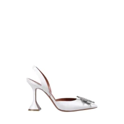 Pumps|Stiletter^Amina Muaddi Pump - 95 MM Hvid