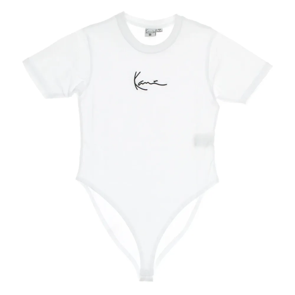 Bodystocking & Sæt^Karl Kani Signature Tee Bodysuit Kort Ærme Hvid