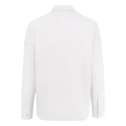 Skjorter<Moncler Skjorte med Metal Knapper Hvid