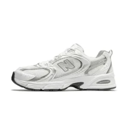 Sneakers<New Balance Sølv Metallic Retro Sneakers Hvid