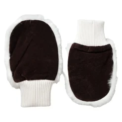 Handsker^Dolce & Gabbana Strikket Pels Håndled Fingerløse Handsker Hvid