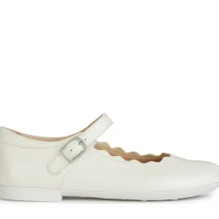 Ballerinasko<Geox e Ballerina Sko til Piger Hvid