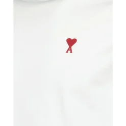 T-Shirts<Ami Paris e Bomuld T-shirts og Polos Hvid