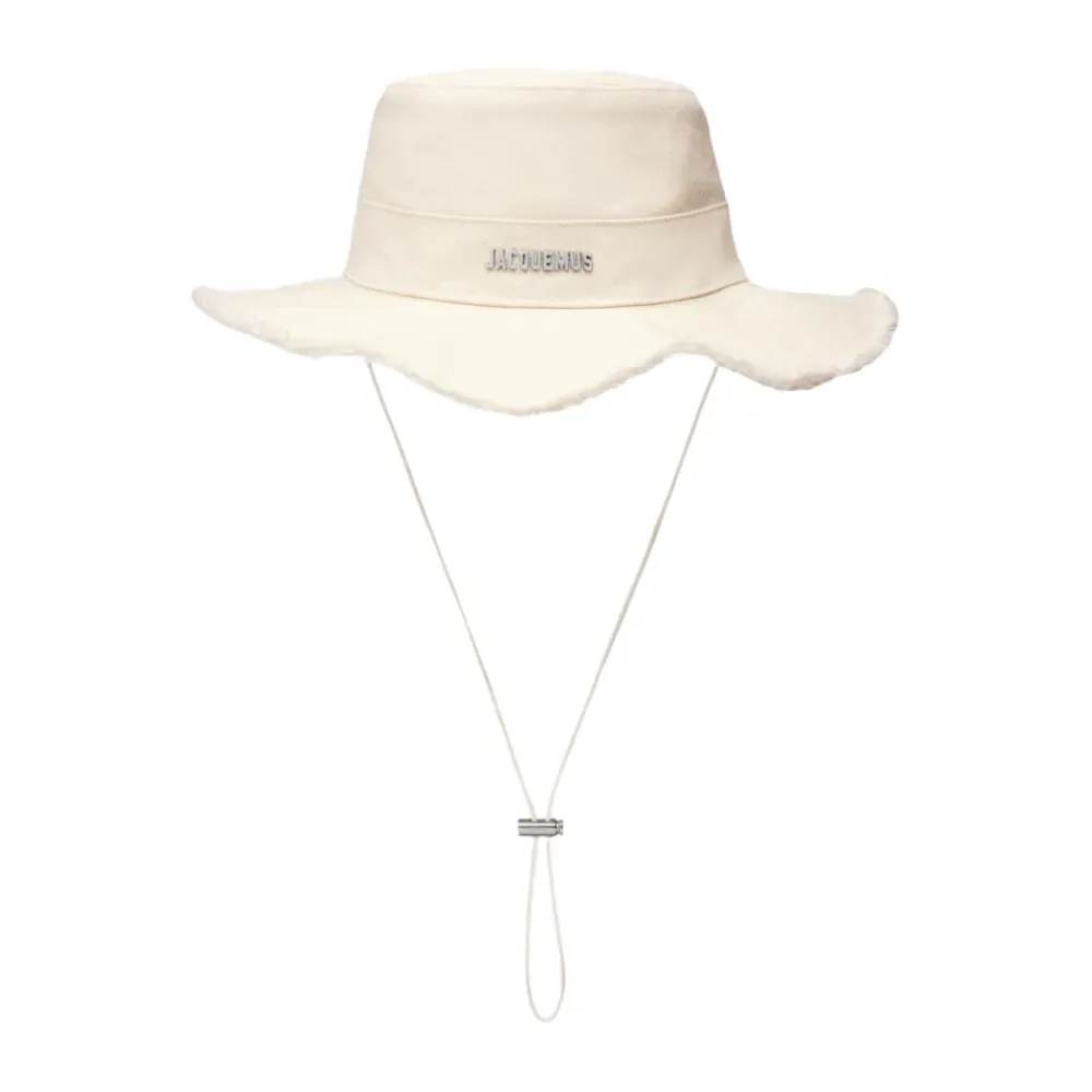 Huer, Kasketter & Hatte|Huer & Kasketter^Jacquemus e Bomuldshatte Hvid