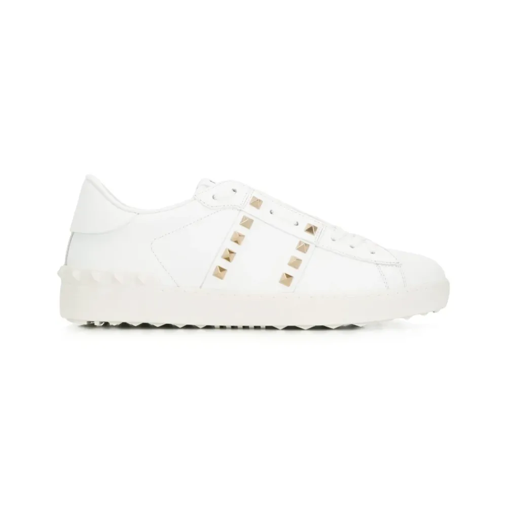 Sneakers^Valentino Garavani e flade sko med Rockstud-detaljer Hvid