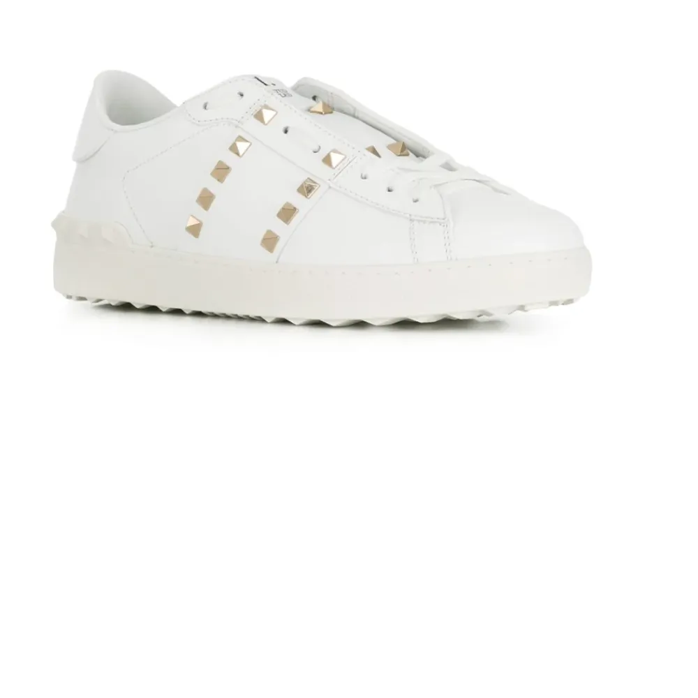 Sneakers^Valentino Garavani e flade sko med Rockstud-detaljer Hvid