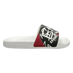 Sandaler<Emporio Armani EA7 Hvide Flip Flops & Sliders Multifarvet