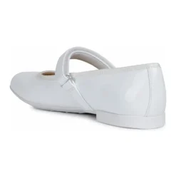 Ballerinasko<Geox e Pigesko Ballerina Hvid