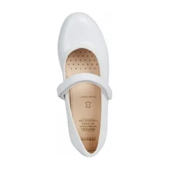 Ballerinasko<Geox e Pigesko Ballerina Hvid