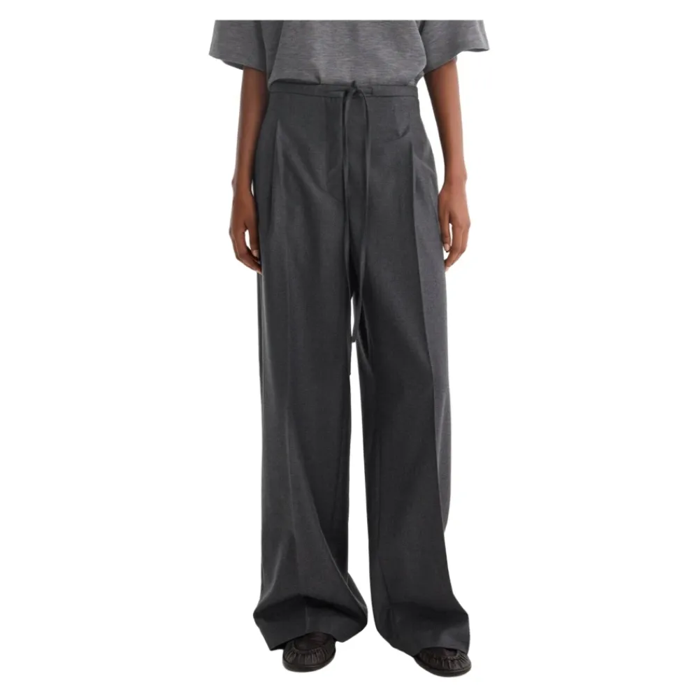 Bukser<Róhe HW25 Wide Trousers Grå