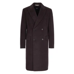 Frakker<Boss Black Hyde Double-breasted Coat Brun