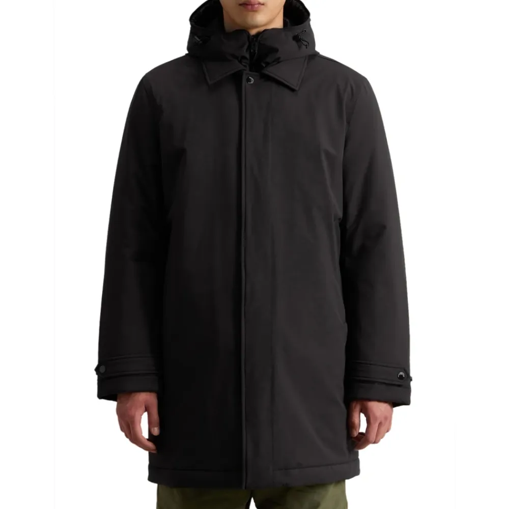 Frakker<Woolrich 2-i-1 Vandtæt Vinterfrakke Sort