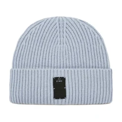 Huer & Kasketter^Alexander McQueen Ic0 Logo Uld Beanie Lilla