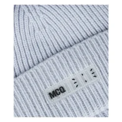 Huer & Kasketter^Alexander McQueen Ic0 Logo Uld Beanie Lilla