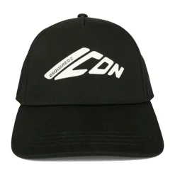 Huer & Kasketter^Dsquared2 Icon Baseball Cap Sort